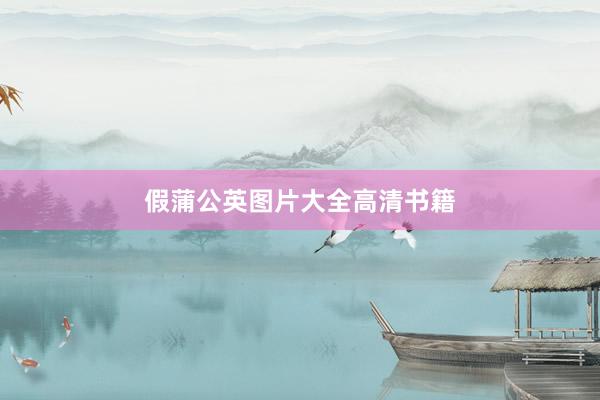 假蒲公英图片大全高清书籍